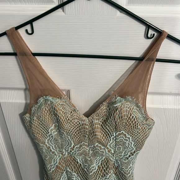 Lulus mint lace/sheer dress - Picture 2 of 6